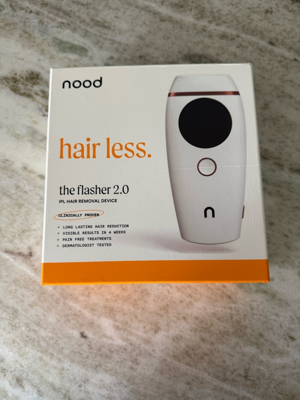 The Flasher 2.0 IPL Hair Removal Device - White